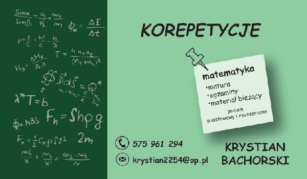 Korepetycje matematyka