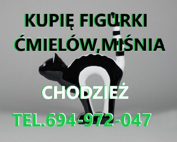 KUPIĘ ANTYCZNE FIGURY,FIGURKI,RZEZBY FIRMY ĆMIELÓW,CHODZIEŻ,MIŚNIA TELEFON 694972047