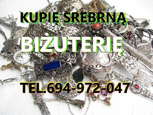 KUPIĘ STARĄ ZŁOTĄ,SREBRNĄ BIŻUTERIĘ ORAZ WSZYSTKO INNE ZE SREBRA 694972047